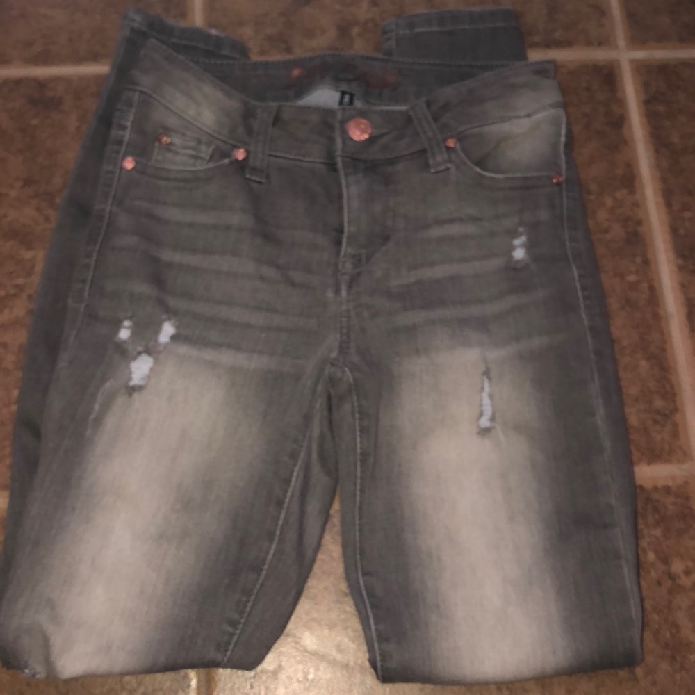 Gray jeans